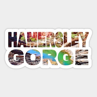 HAMERSLEY GORGE - Karijini Western Australia Swim Sticker